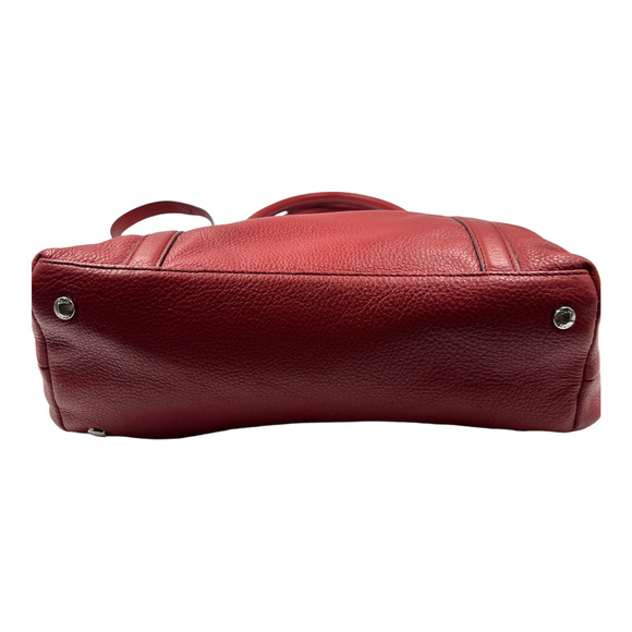 Calvin Klein soft Red Leather Handbag NWT - Picture 3 of 8